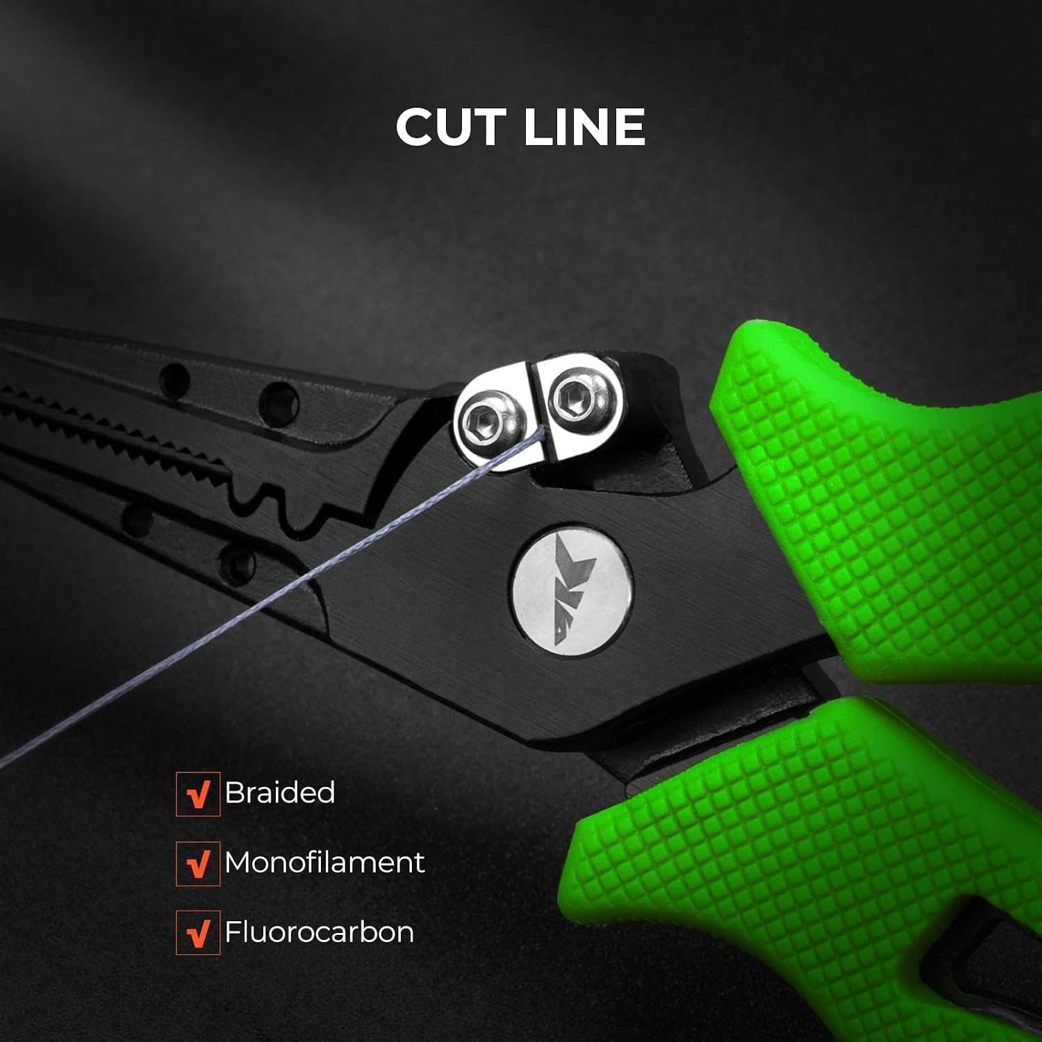 KastKing Cutthroat 7 inch Fishing Pliers, Ice Fishing, Gift for Men