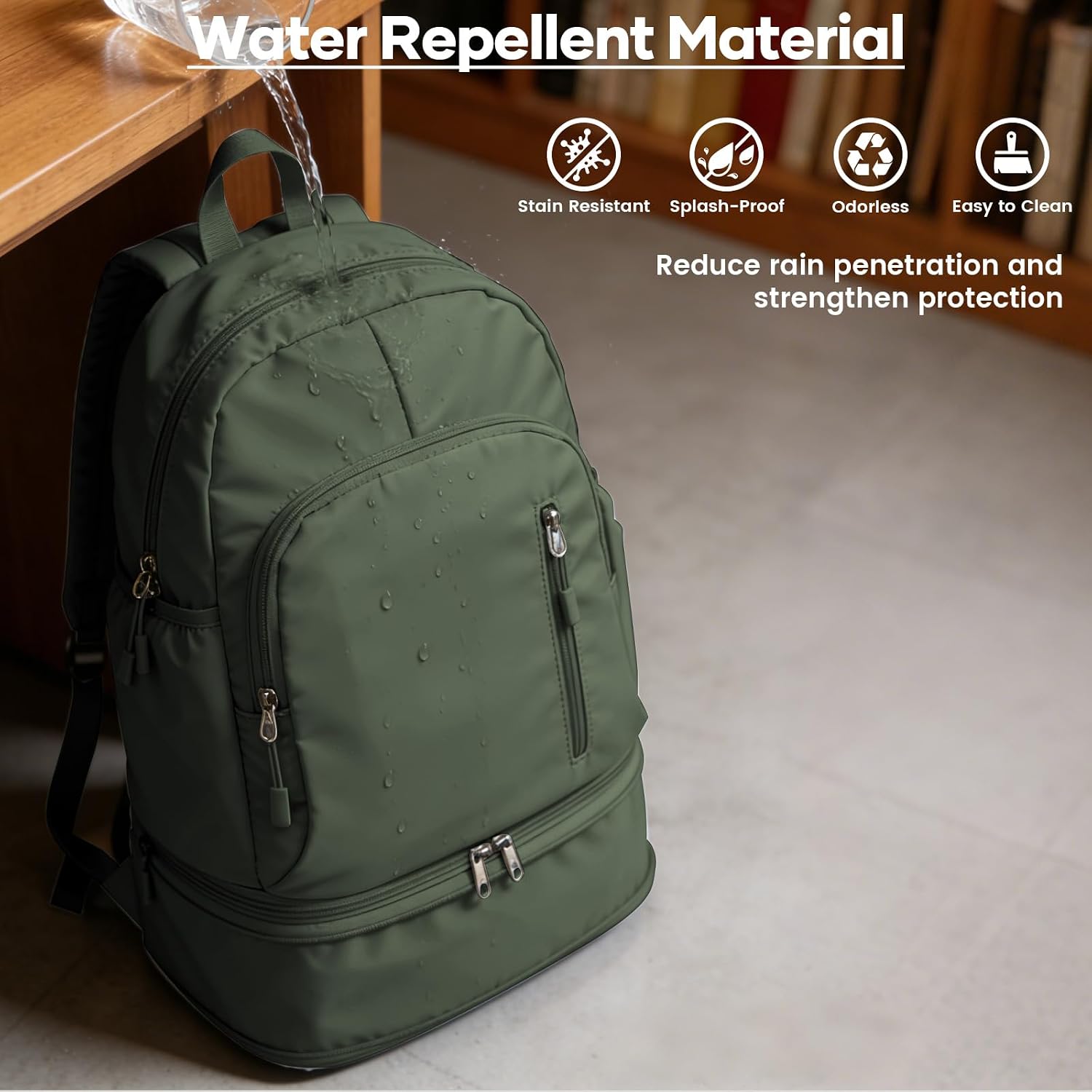 Gym Backpack for Women, Dance Volleyball Backpacks With Shoe Compartment