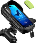whale fall Bike Phone Holder, Waterproof Handlebar Bag for Phones up to 7"
