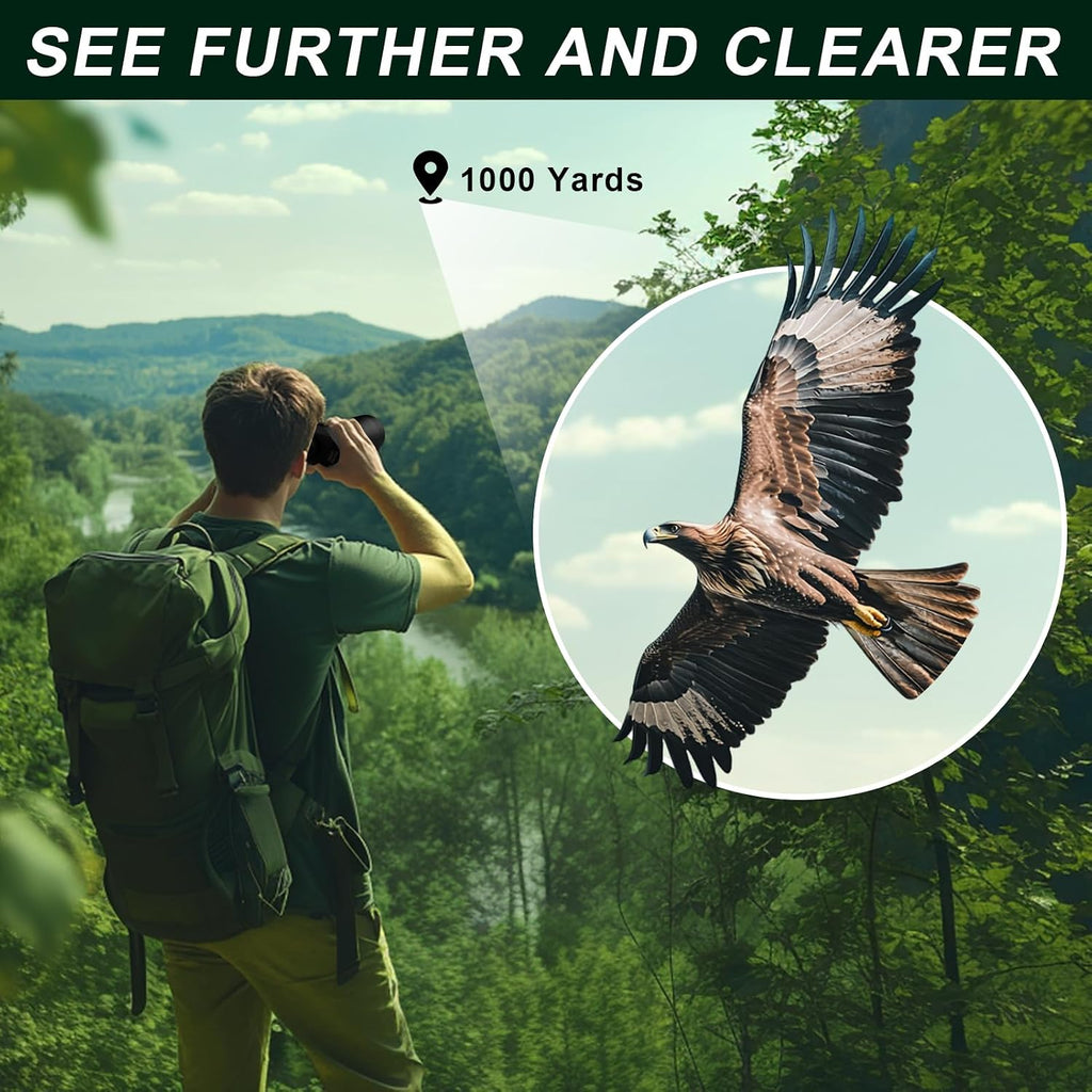20x70 Binoculars for Adults High Powered Bird Watching Hunting Travel