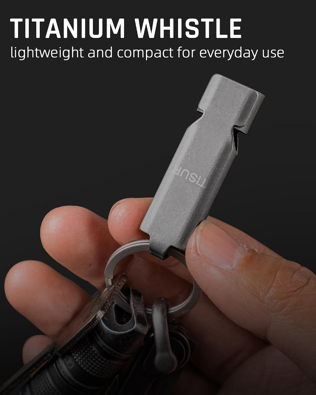TISUR Loud Emergency Whistles,Whistle Keychain dog whistle