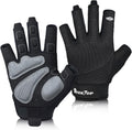 Seektop Padded Workout Gloves for Men & Women: Excellent Grip Gym Gloves