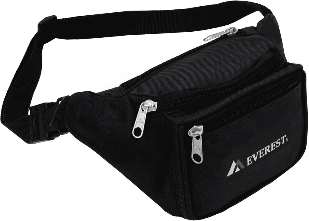Everest Signature Waist Pack - Medium, Black, One Size