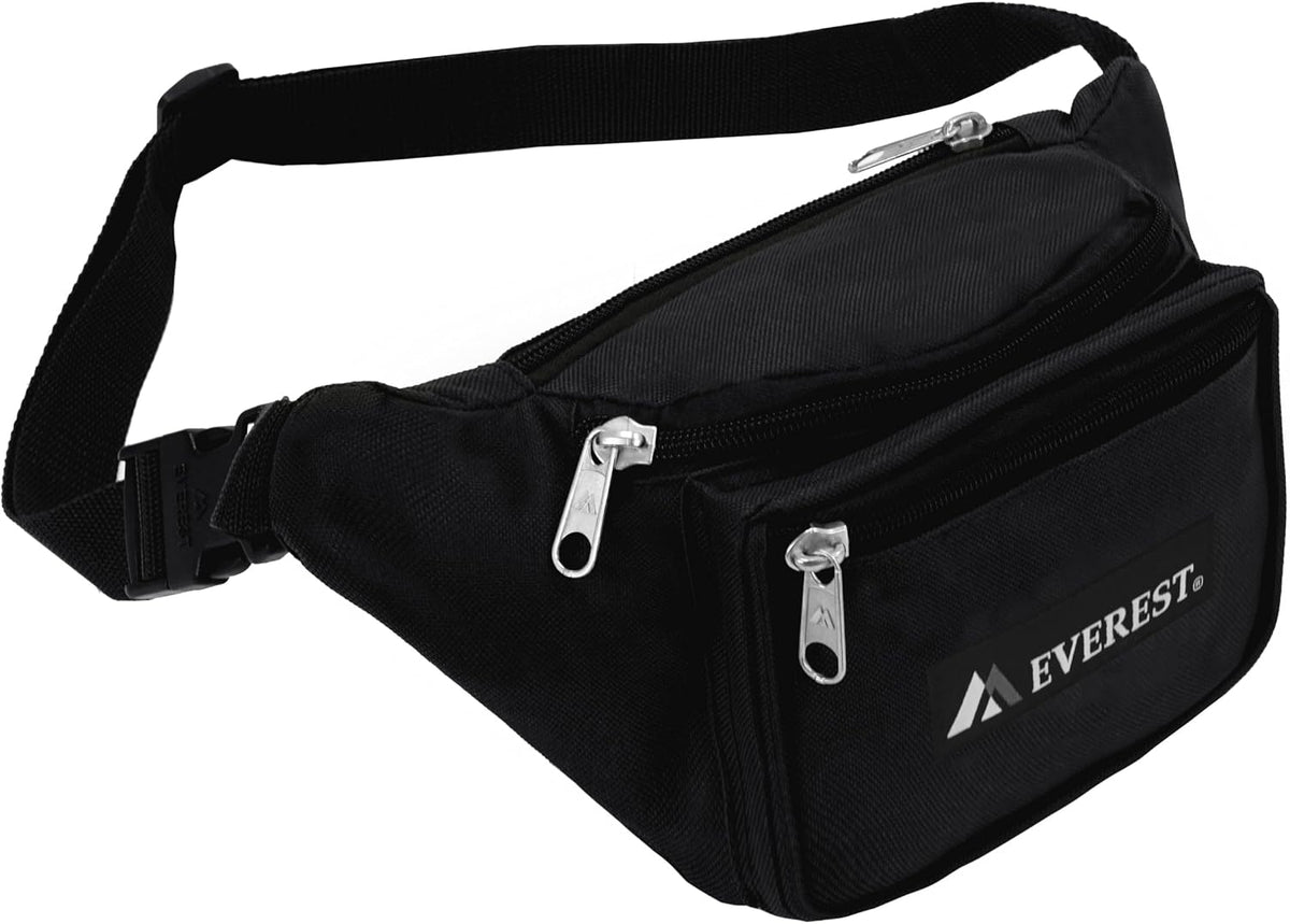 Everest Signature Waist Pack - Medium, Black, One Size