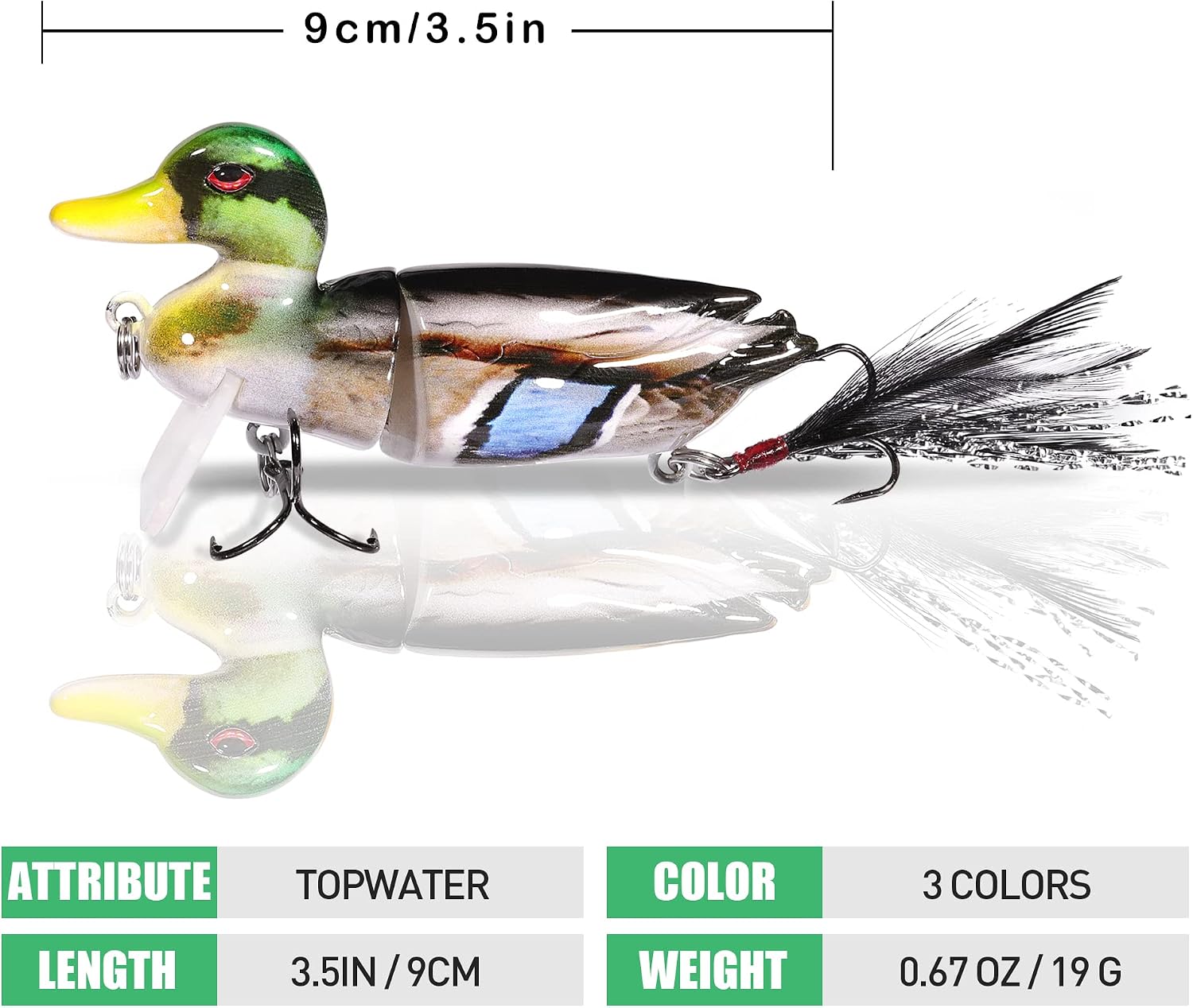 TRUSCEND Easy Catch Crankbait with BKK Hooks, Shallow or Deep Diving Crank Bait Fishing Lures for Bass Pike Walleye, Unipue Wobble Design for More Bites, Vibe Lipless Crankbaits Freshwater Saltwater