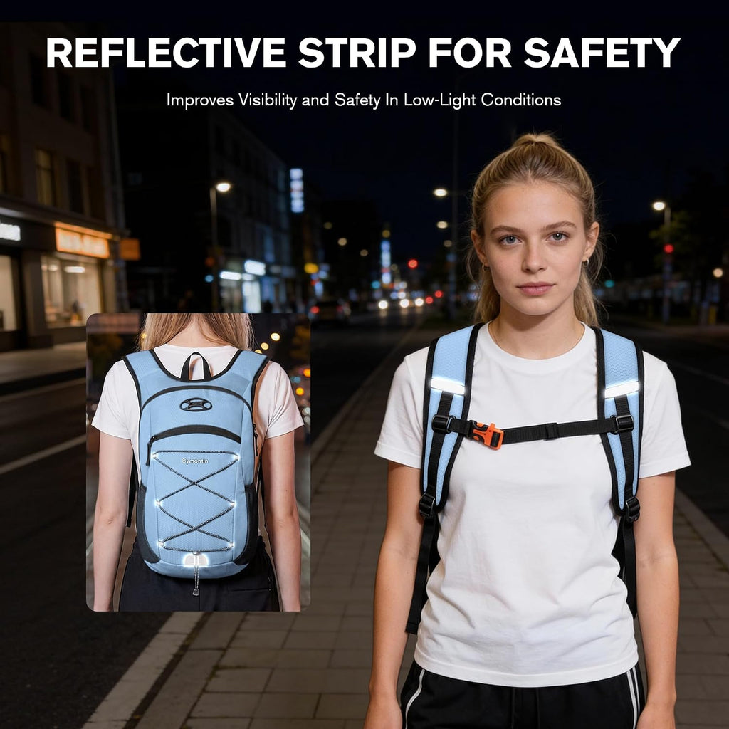 Ultra-Light Soft Hiking Daypack With Cushioned Breathable Back Panel
