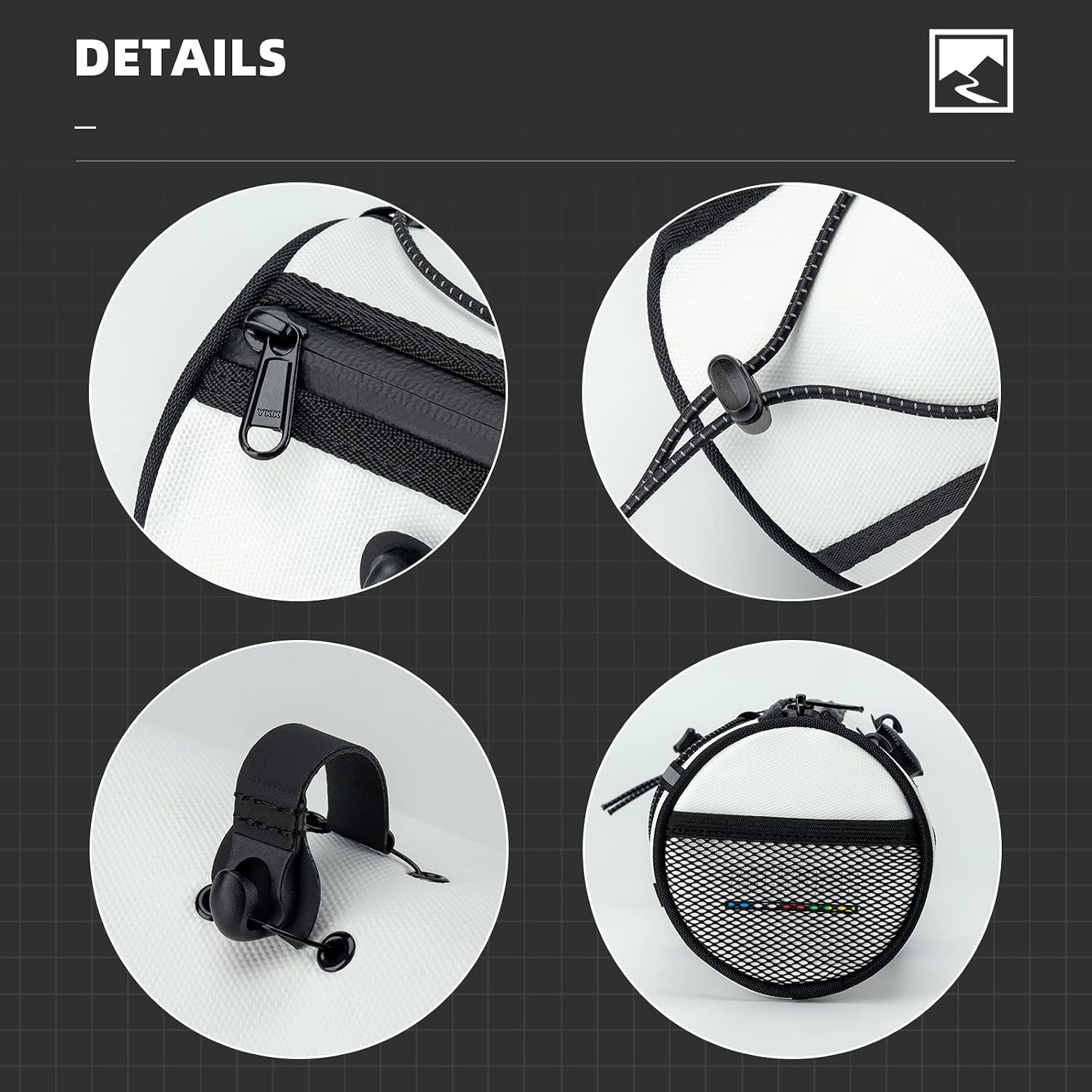 ROCKBROS ROAD TO SKY Bike Handlebar Bag 2L Knob Mount Lightweight