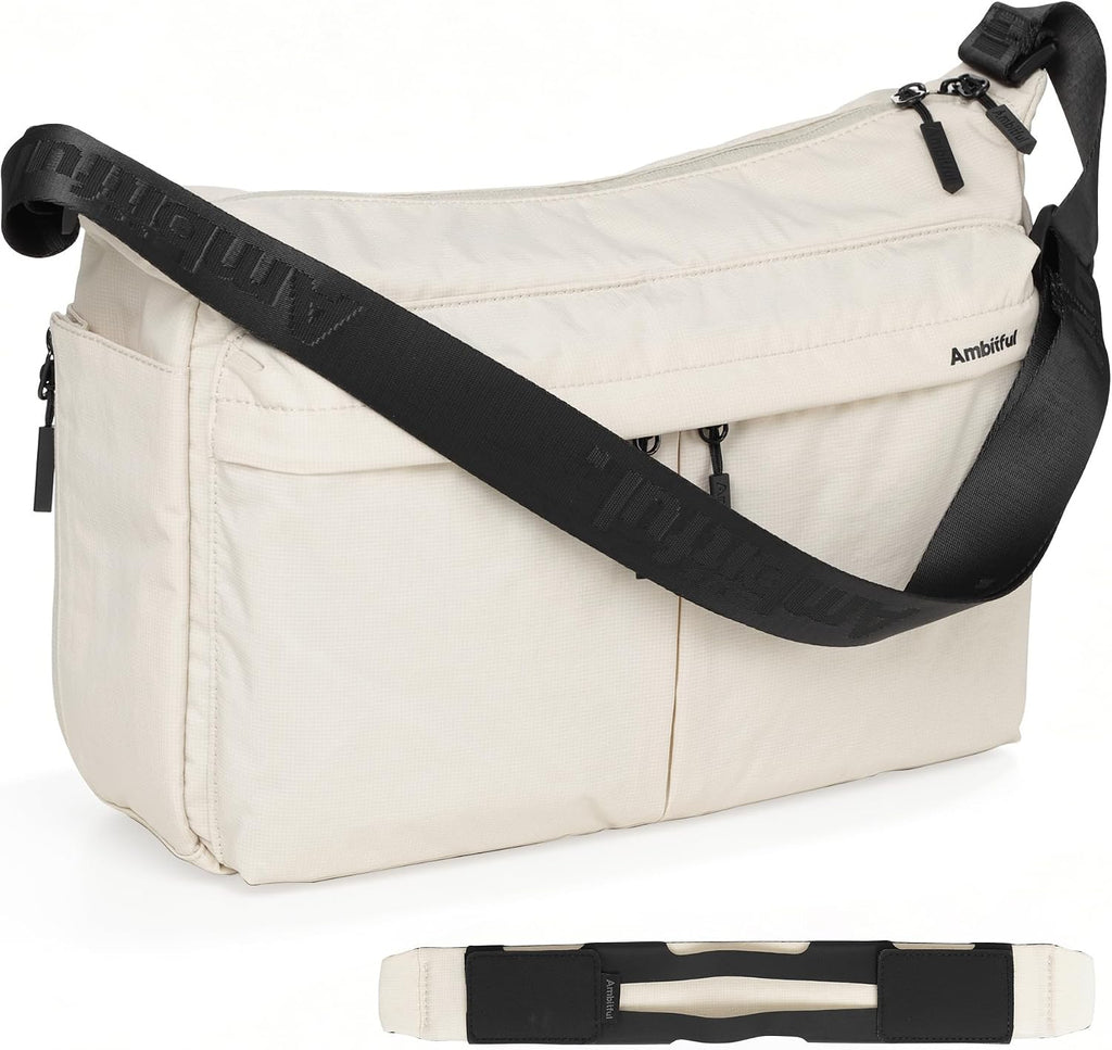 AMBITFUL Camera Messenger Bag for Photographers Shoulder bag,9L Beige