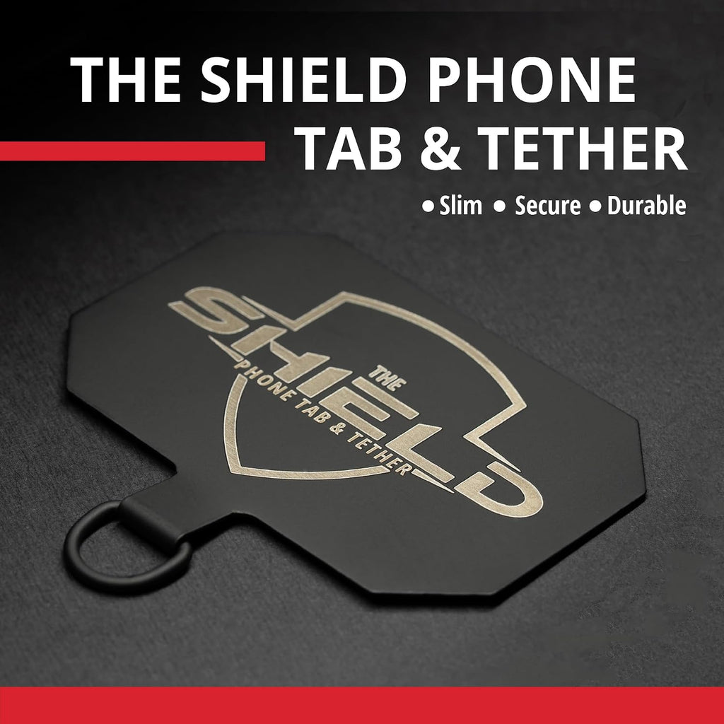 Rogue Fishing The Shield Phone Tab & Tether – Anti Theft Strap with Retractable Phone Tether – Waterproof Leash Lanyard for Kayak, Fishing, and Outdoor Gear Security