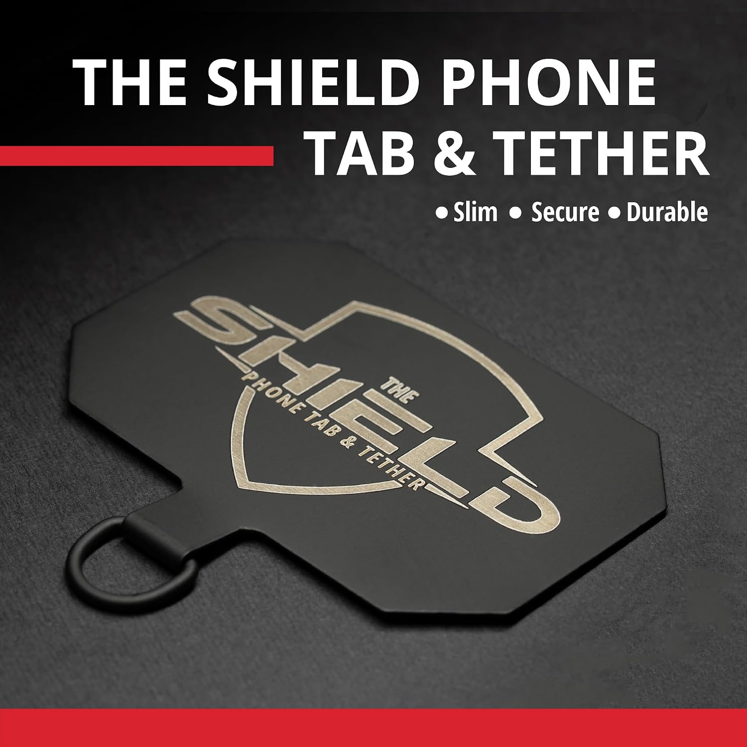 Rogue Fishing The Shield Phone Tab & Tether – Anti Theft Strap with Retractable Phone Tether – Waterproof Leash Lanyard for Kayak, Fishing, and Outdoor Gear Security