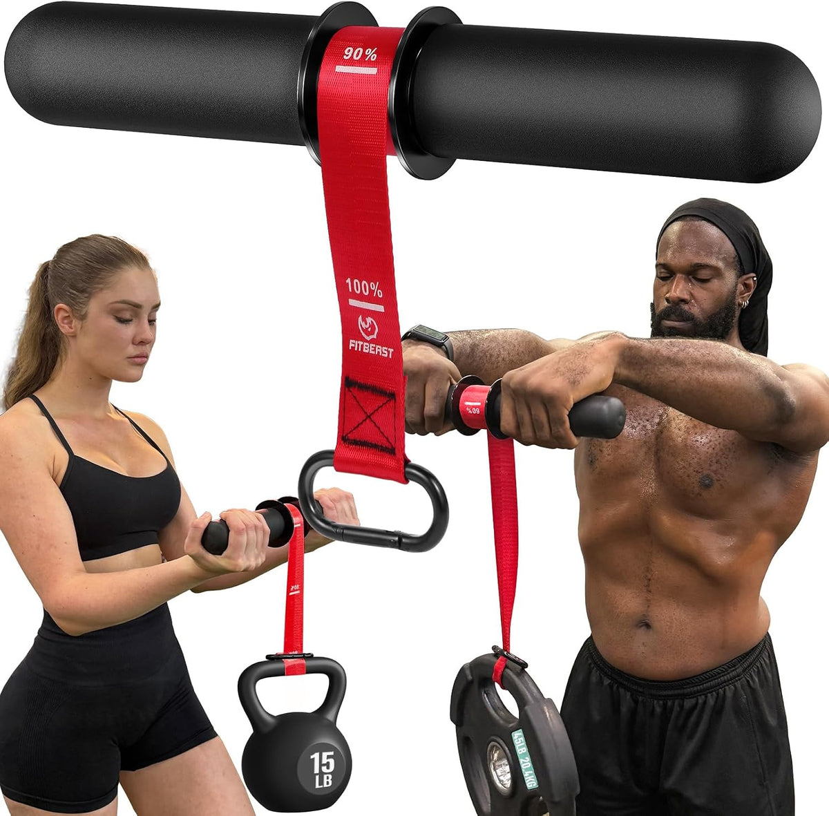 FitBeast Forearm Strengthener & Forearm Exerciser, Wrist Roller