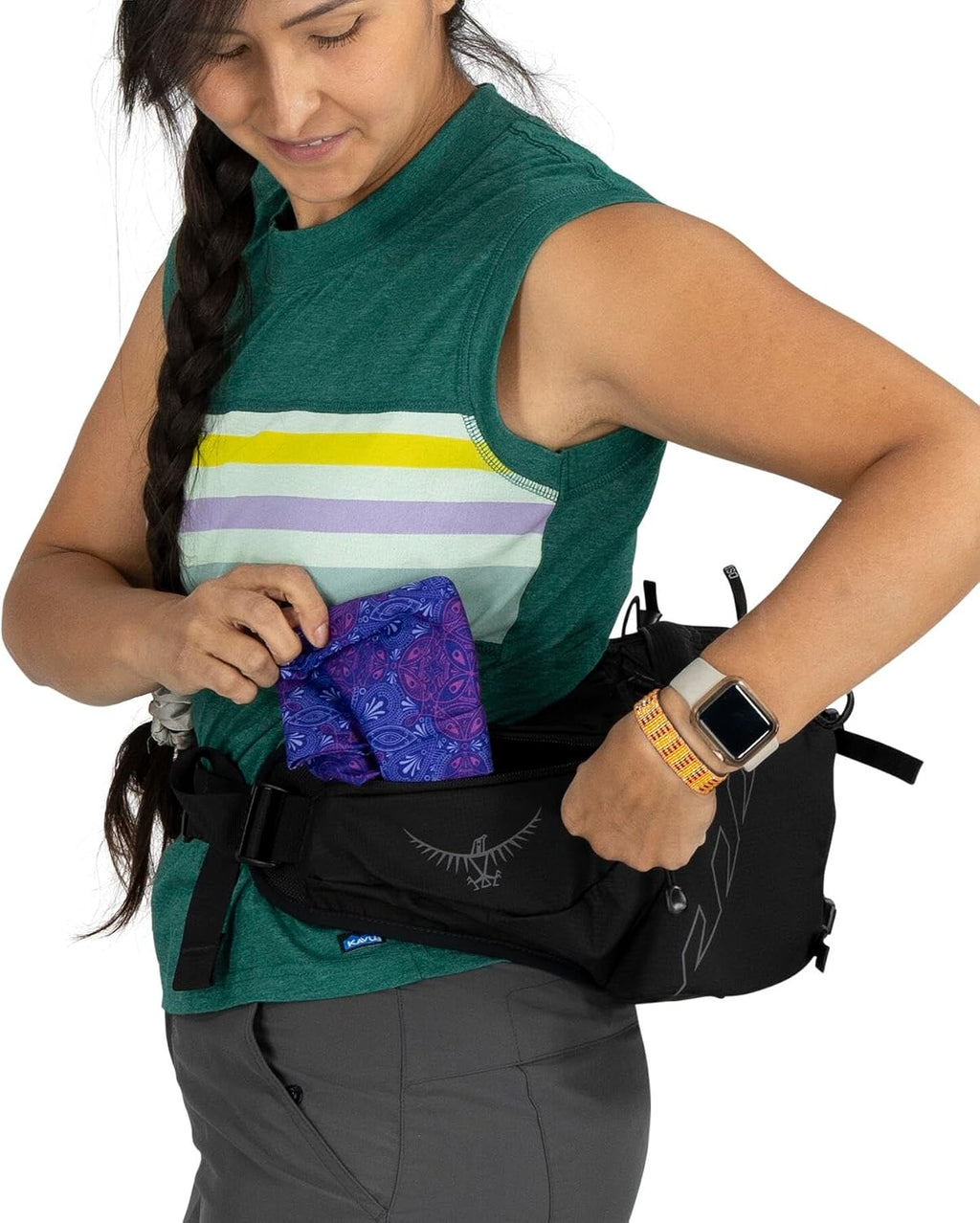 Osprey Tempest 6L Women's Lumbar Hiking Waist Pack - Fanny Pack with Water Bottle Holders