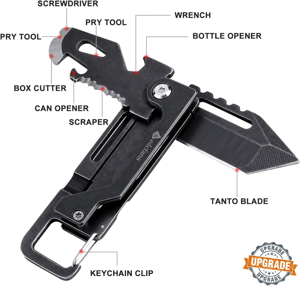 EDCFANS Keychain Knife, Multitool Key Chain with Bottle Opener Pocket Knife