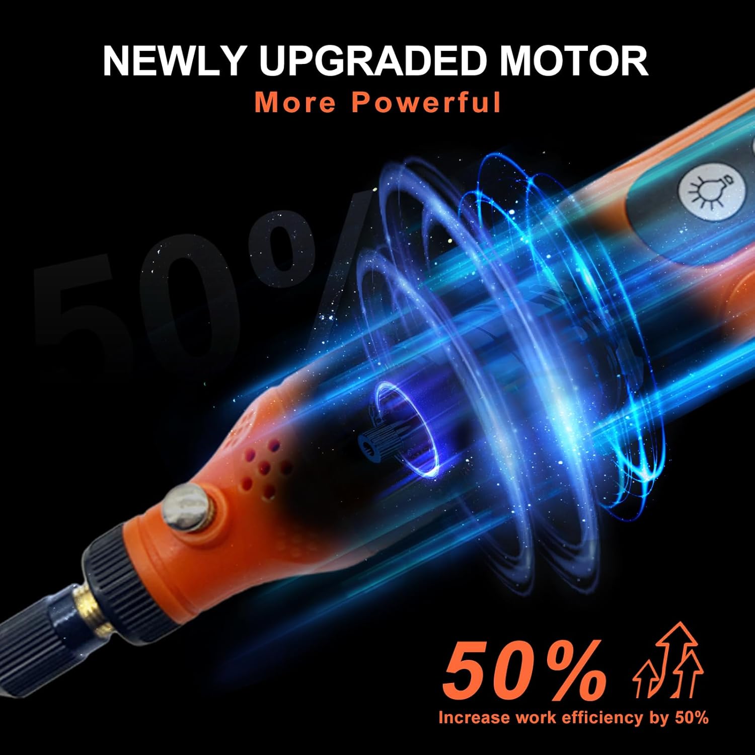 Mini Cordless Rotary Tool, 5-Speed Grinder Kit with 72 Accessories and Front LED Light, Type-C Charging Art Craft Tool for Engraving, Sanding, Polishing, Drilling, Grinding