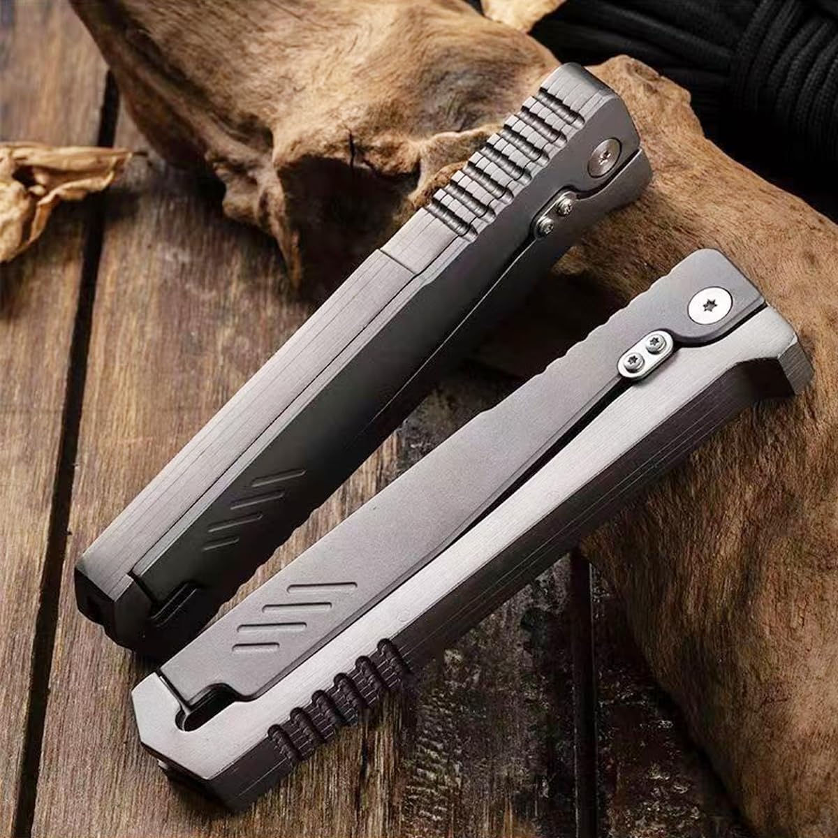 Pocket Knife, Folding Knife, 9.1″ D2 Steel Blade Pocket Knife Multitool, Pocket Knives & Folding Knives with Belt Clip, Camping Knives EDC Pocket Knives for Men