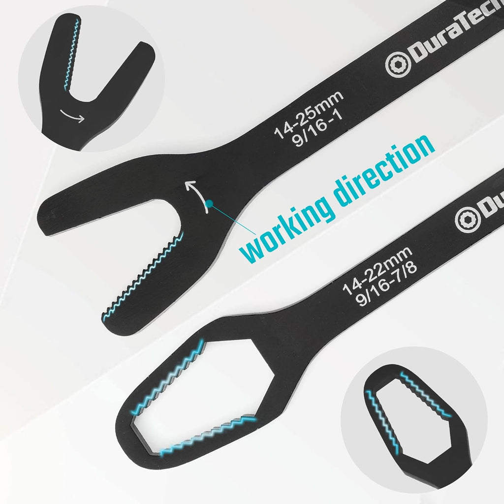 DURATECH Universal Wrench Set, SAE & Metric, 1/4”-1”& 6 mm-25 mm