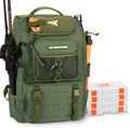KastKing KarryAll Fishing Backpack with Rod Holder 4 Tackle Boxes, 40/26L