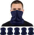 S A Soul of Adventure 5-Pack UV Face Shield | UV 30+ Multipurpose Neck Gaiter Balaclava for Adults | Multiple Color Packs