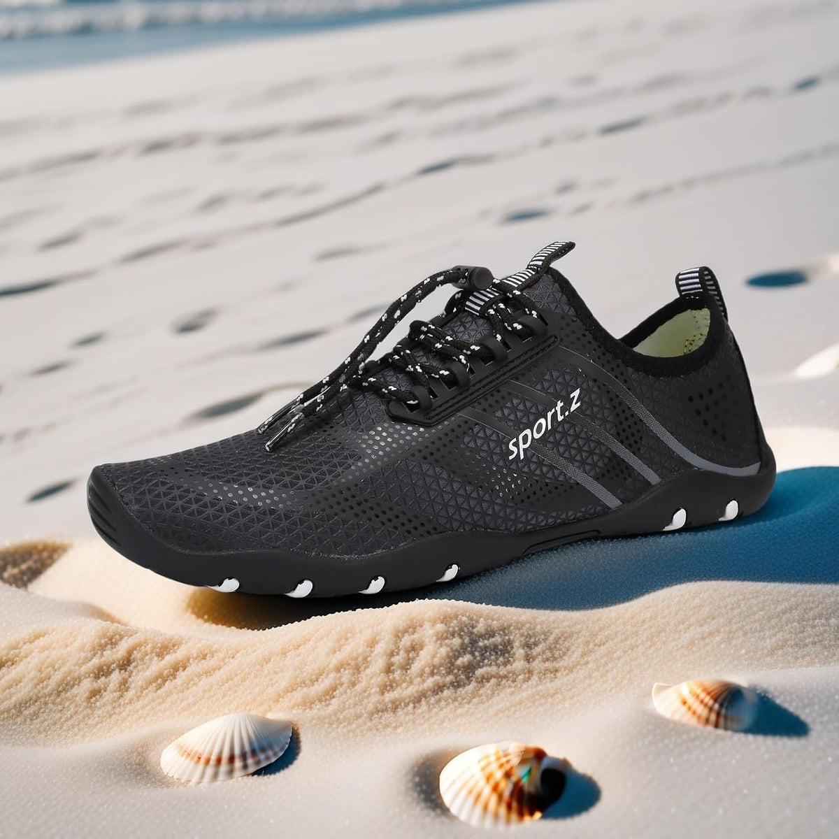 WateLves Water Shoes Mens Womens Barefoot Beach Swim Shoes Quick-Dry Aqua Socks Pool Shoes for Surf Yoga Water Aerobics