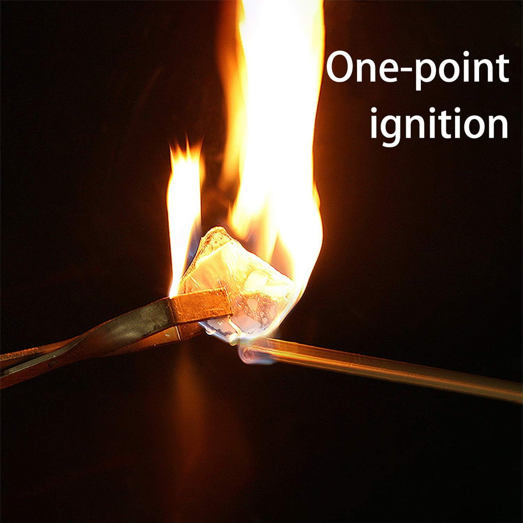 100 Pack Natural Paraffin Fire Starter Cubes, Waterproof Non-Toxic, 8 Mins Long Burning Up to 750°F, Safe Charcoal Lighter Tablets for Camping, Grill, Fire Pit, Wood Stove & Outdoor BBQ