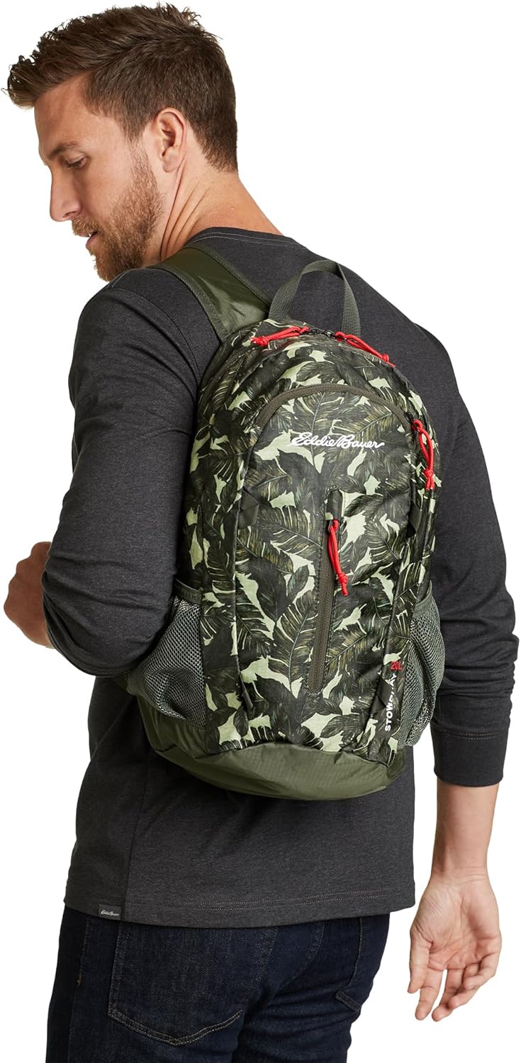 Eddie Bauer Stowaway Packable Backpack - Spruce, 20L