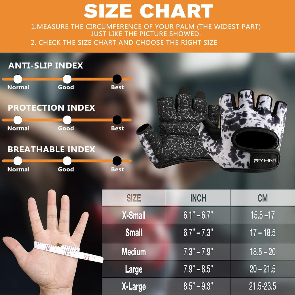 Short Workout Gloves for Women Men, Weight Lifting Gloves Full Palm Pads
