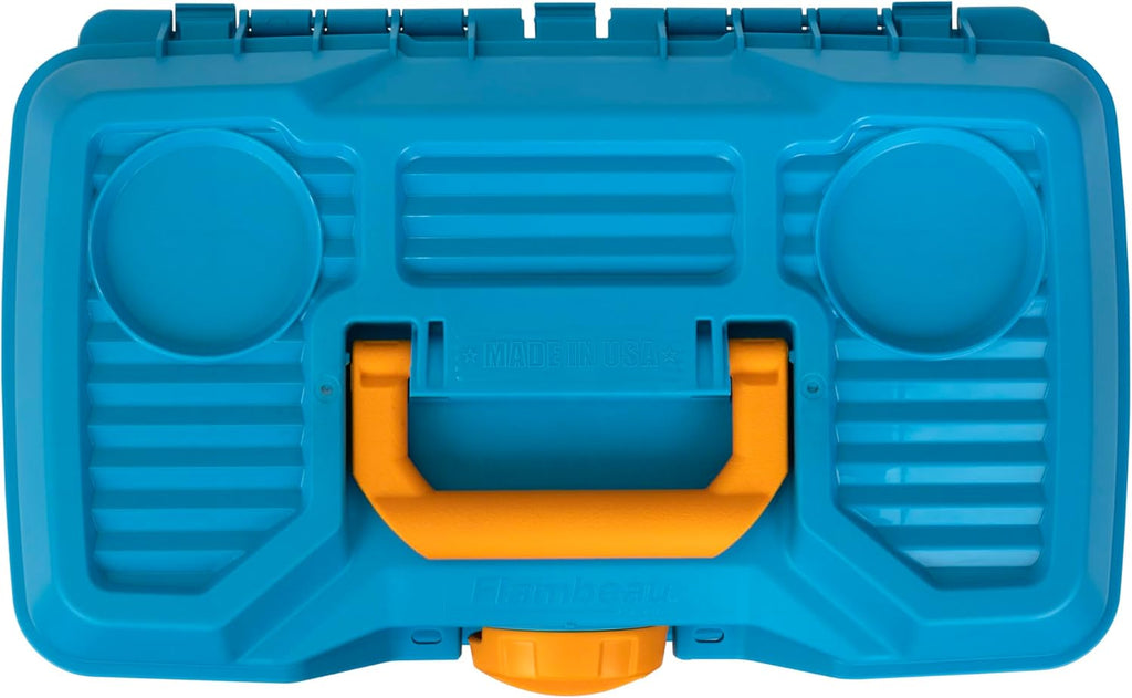 Flambeau Outdoors NextGen 4/0 M Tackle Box 4 Pivot Trays 23 Slots, Blue
