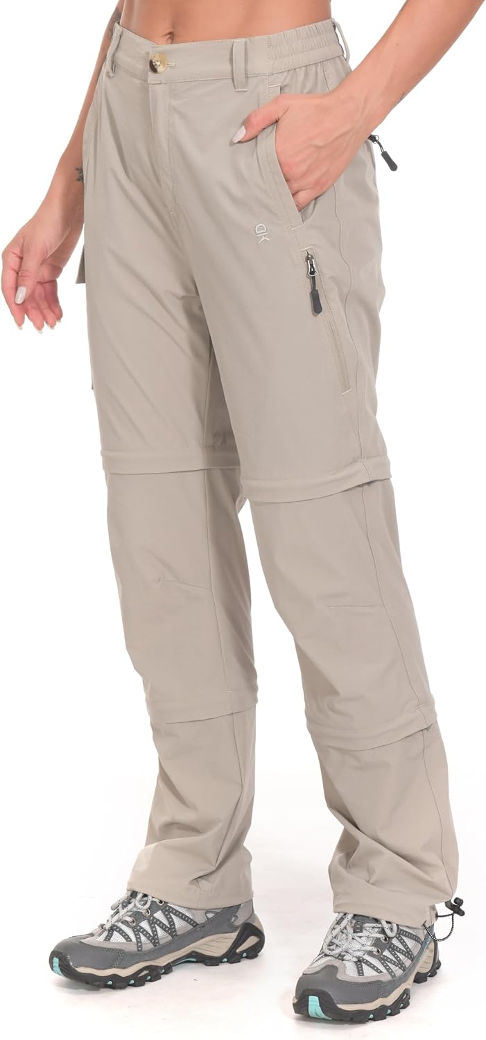 Little Donkey Andy Women's Convertible Pants, 3 in 1 Zip Off Hiking Pants
