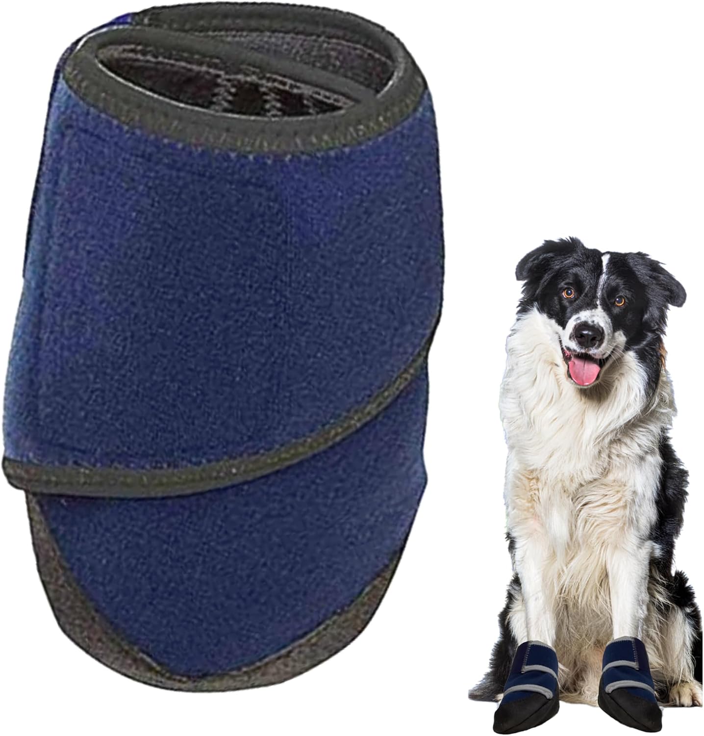 Healers PetCare Medium Medical Dog Boot (Single) + Gauze Pack – Protective Dog Bootie for Injured Paws, Wound Care & Recovery - Non-Stick Paw Pads for Wound Care & Protection