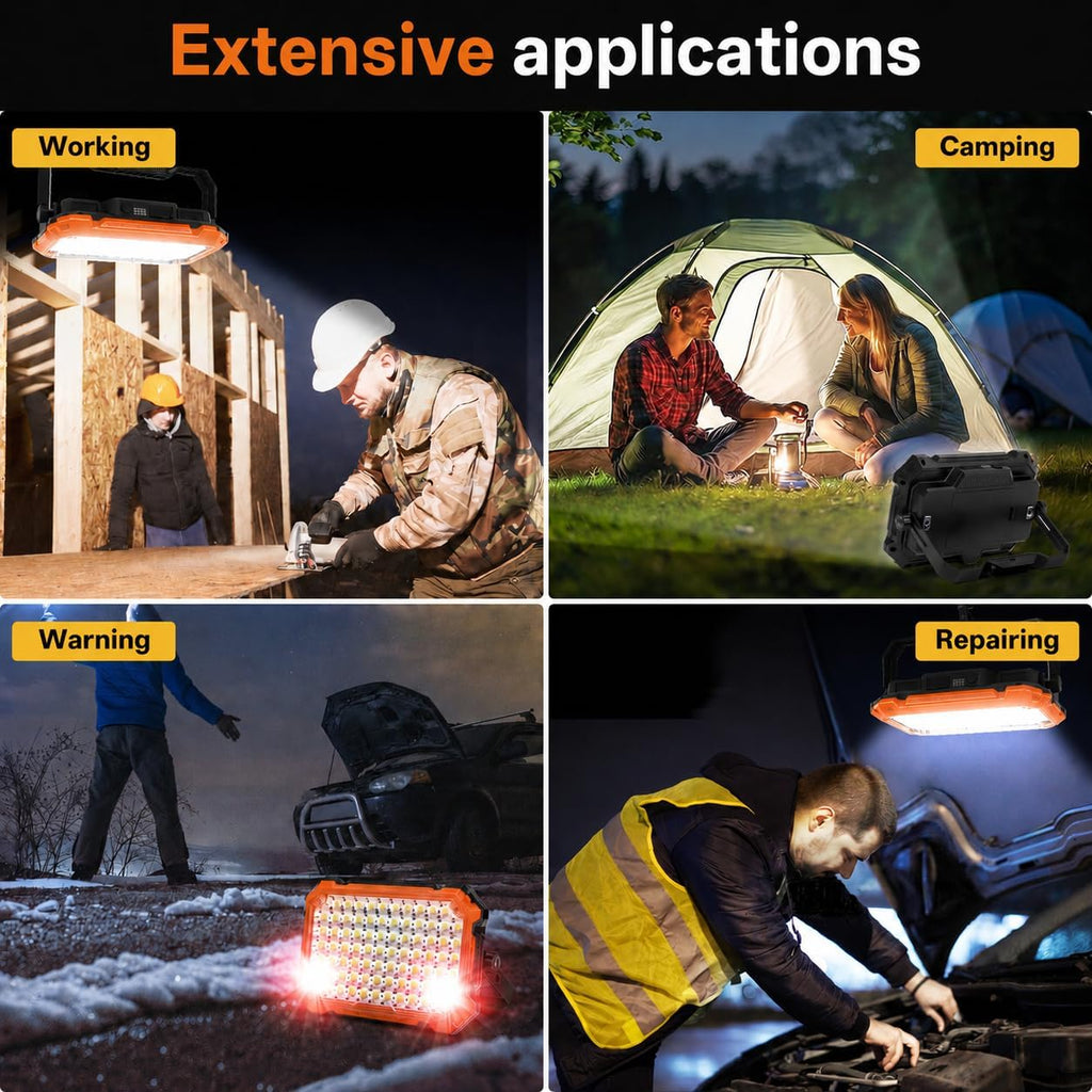LED Work Light: Rechargeable Portable Magnetic Work Light