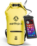 Earth Pak Waterproof Dry Bag with Zippered Pocket - Waterproof Dry Bag Backpack Keeps Gear Dry