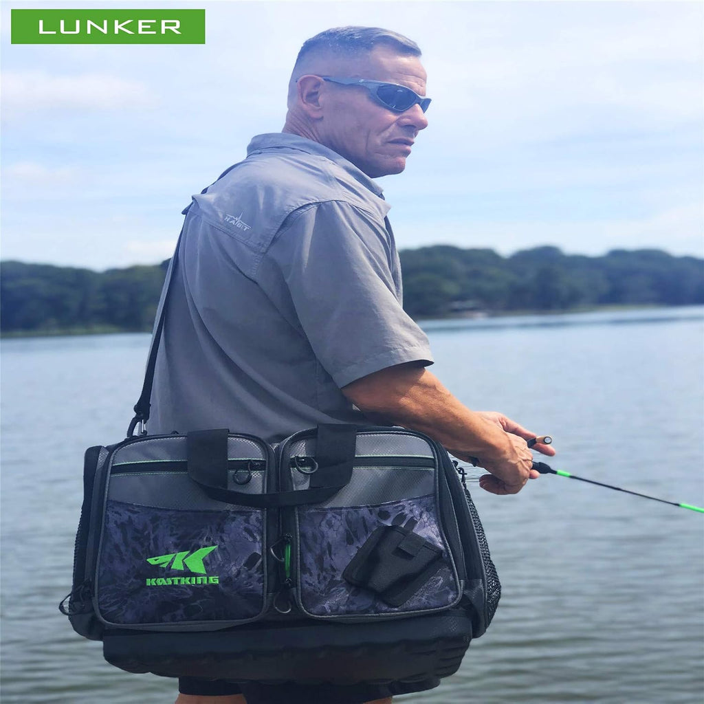 KastKing Bait Boss Tackle Bag, Saltwater Resistant Fishing Bag