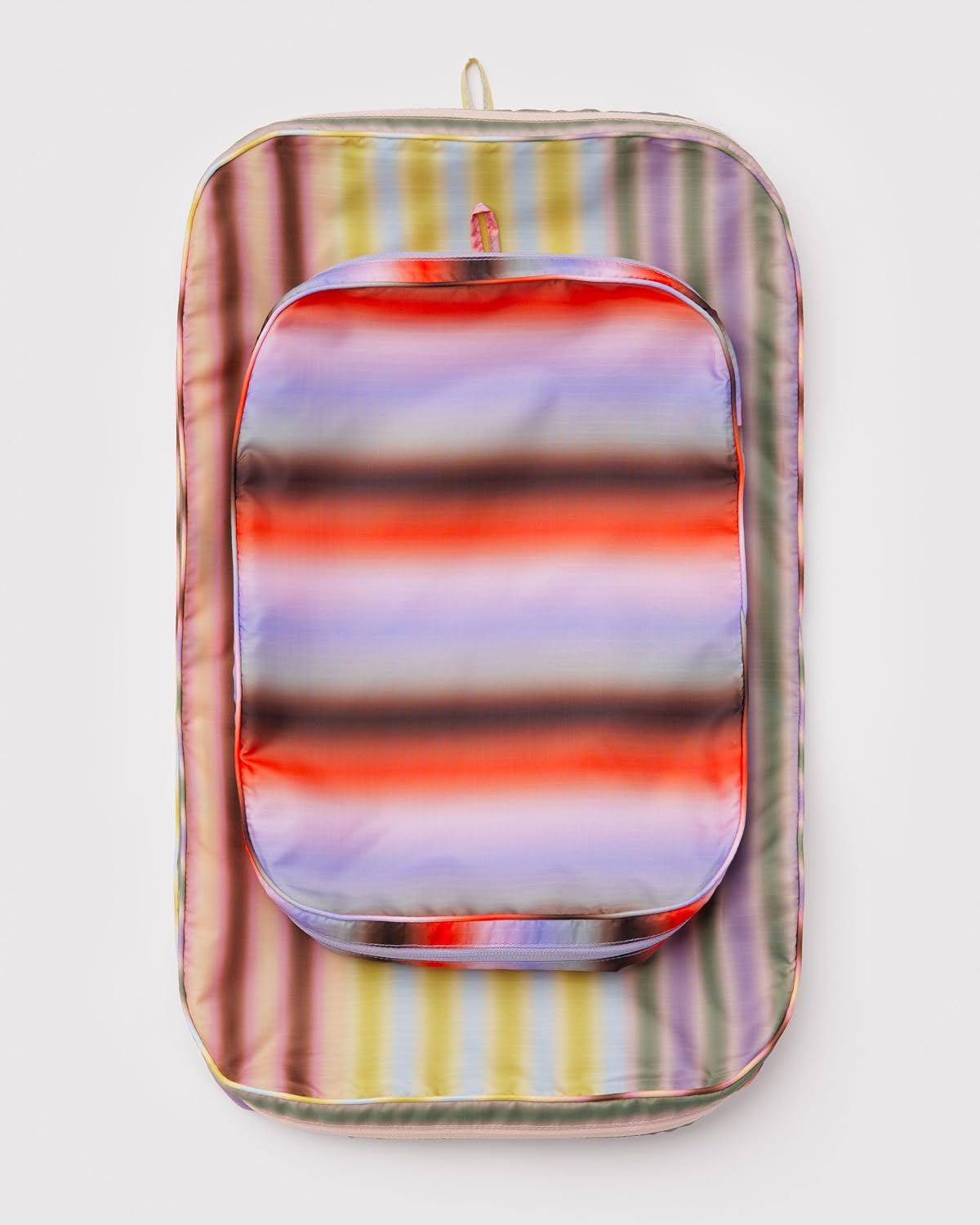 BAGGU Large Packing Cube Set - Gradient Stripes
