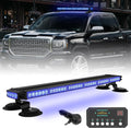 XRIDONSEN 28.4" 80 LED Roof Strobe Lights Top Magnetic Light Bar