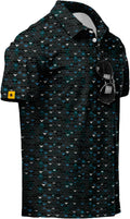 ZITY Mens Golf Polo Shirts Short Sleeve UPF 50+ Moisture Wicking Tshirt