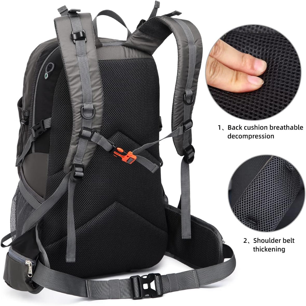 SPEEDPARK 40L Hiking Backpack, Lightweight Camping Daypack with Rain Cover