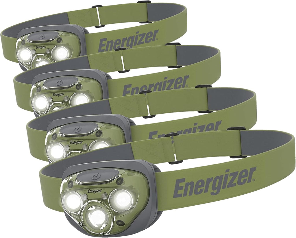 Energizer PRO-260 LED Headlamp, IPX4 Water Resistant Headlamps, High-Performance Head Light for Outdoors, Camping, Running, Storm, Survival LED Light for Emergencies (Batteries Included)