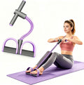 Pedal Resistance Band with Handle,4/6/8 Resistance Levels Elastic Pull Rope, Exercise Bands for Leg Butt Training, Home Gym, Yoga, Pilates