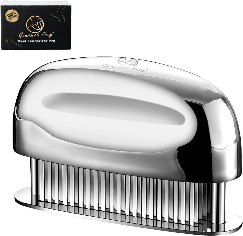 Gourmet Easy Meat Tenderizer Tool with 60 Stainless Steel Sharp Needles