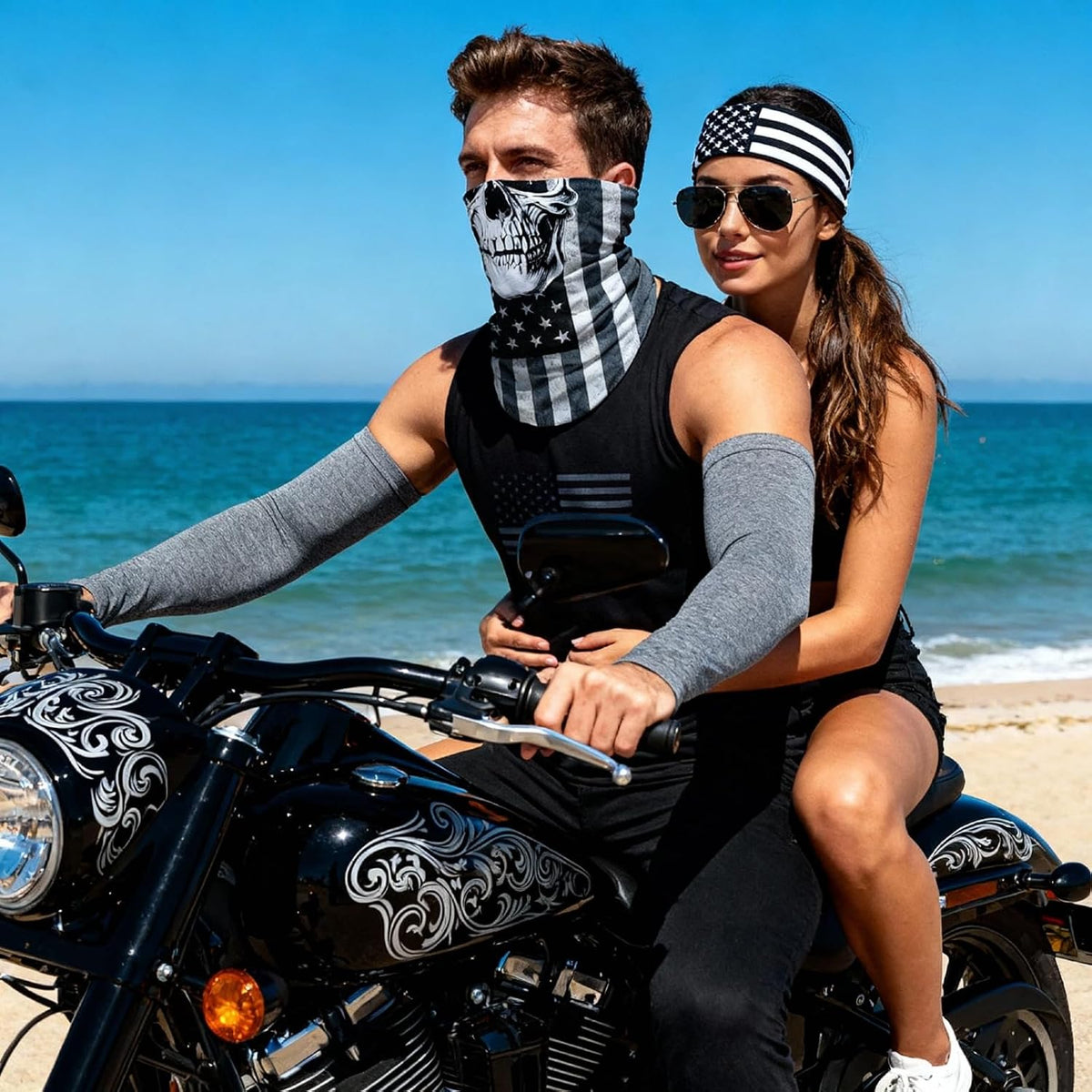 Breathable Neck Gaiter UPF 30+ Sun Protection Face Mask for Men