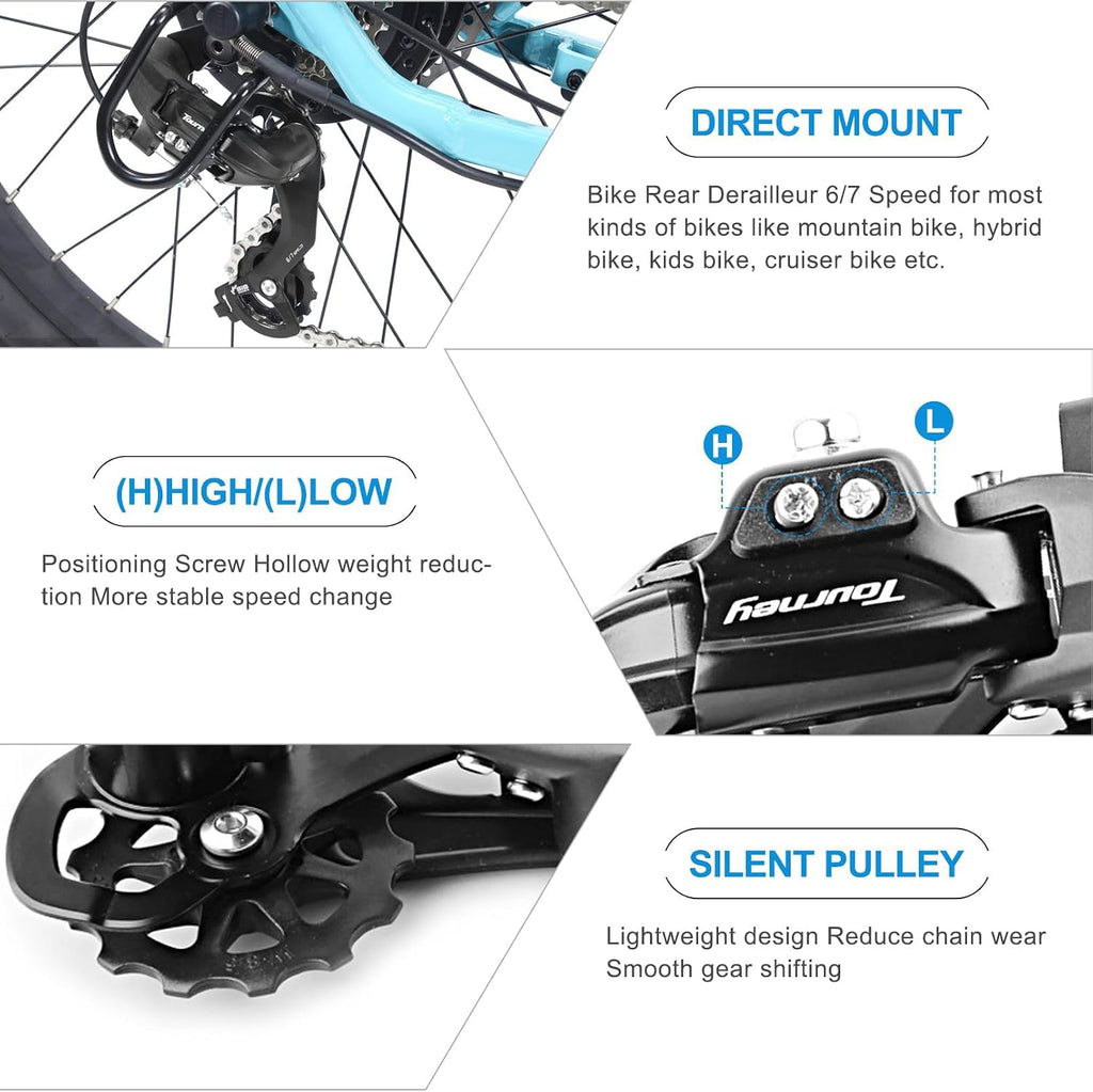 Tourney Rear Derailleur RD-TY300 6/7 Speed Derailleur Direct Mount