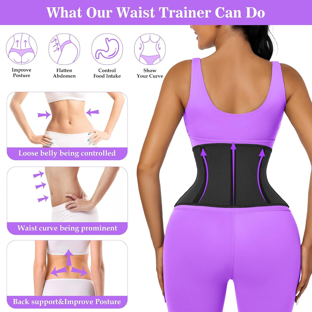 Short Torso Waist Trainer for Women Faja Body Shaper