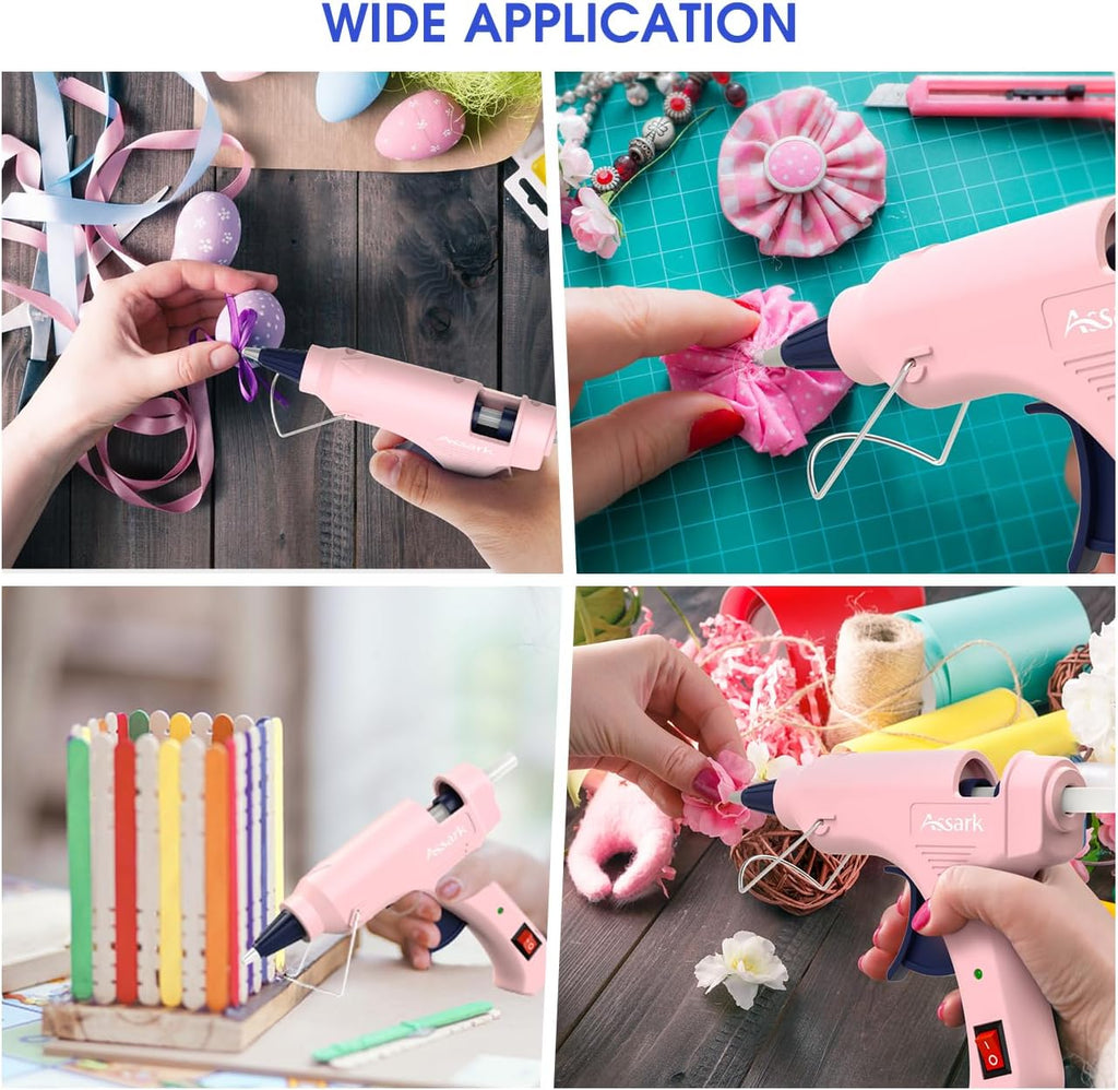 Assark 30W Mini Hot Glue Gun Kit with 30 Glue Sticks