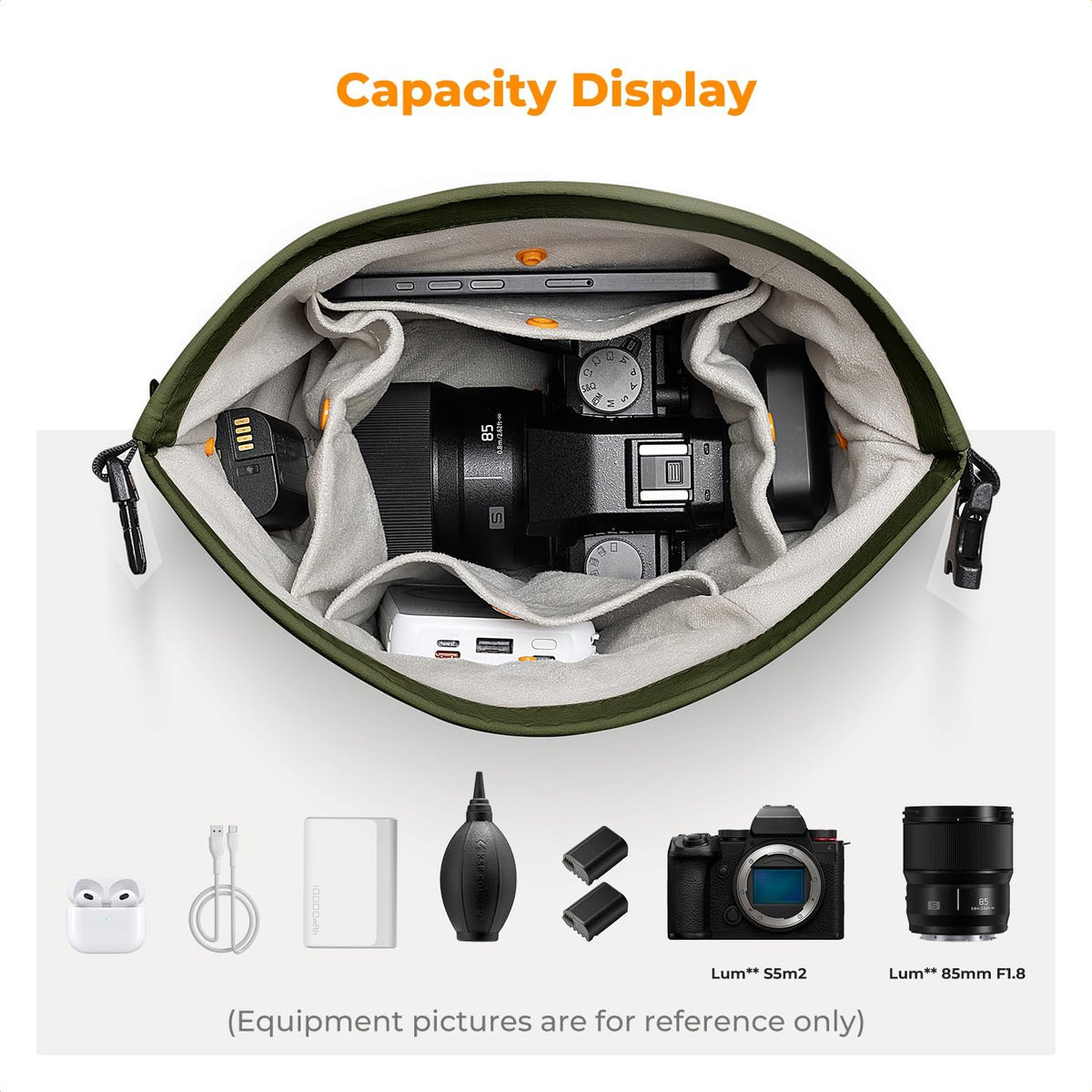 K&F CONCEPT Camera Sling Bag Small Camera Compact Case