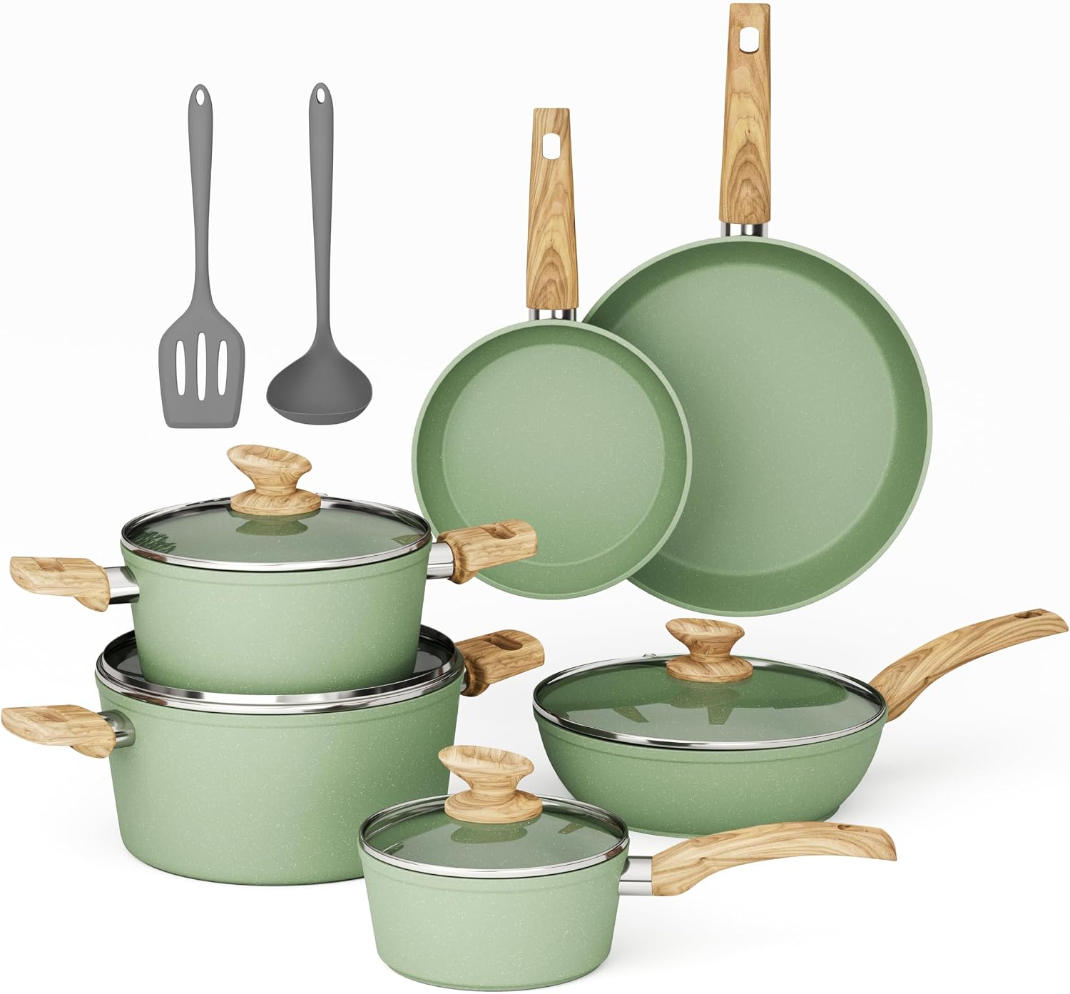 MAISON ARTS Pots and Pans Set, Kitchen Cookware Sets for Cooking Nonstick