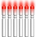 CosiComu Fishing Bobber Lights,Night Fishing Float Lights,Fishing Glow Sticks,Lighted Nocks for Arrows 6-Pack
