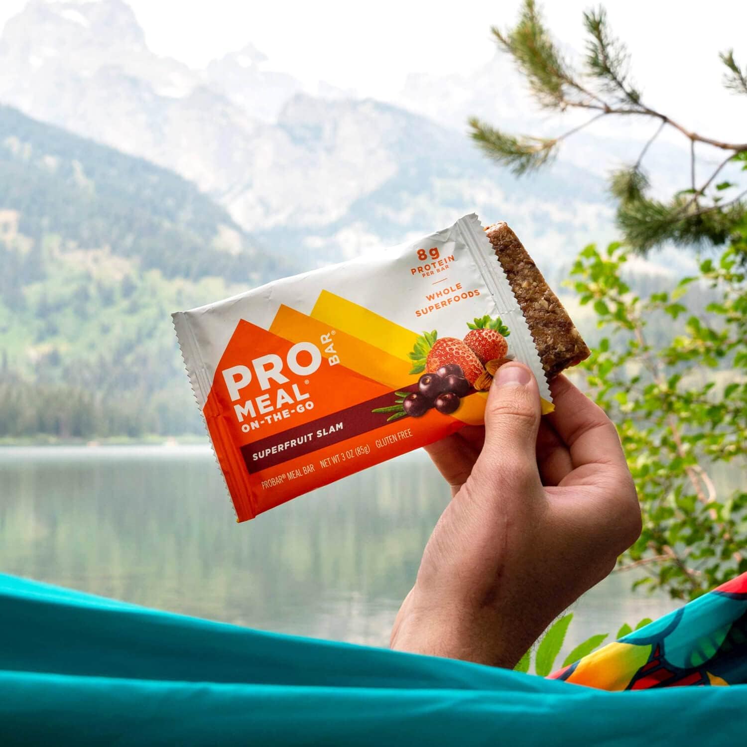 PROBAR MEAL Bar – Plant Based Meal Replacement Bar with Whole Food Ingredients, Oats, Nuts & Seeds, Vegan, Gluten Free, Non-GMO Nutrition Bar for Breakfast, Travel & On-the-Go Energy (Superfruit Slam, 12 Count)