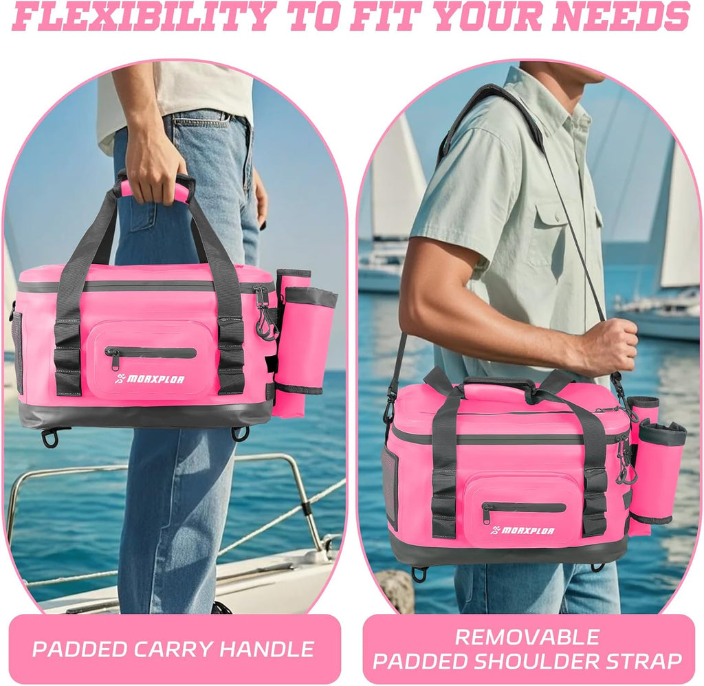 MORXPLOR Waterproof Shell 24 cans Paddle Board Cooler Bag, Sup Deck,Kayak Cooler Bag Accessories
