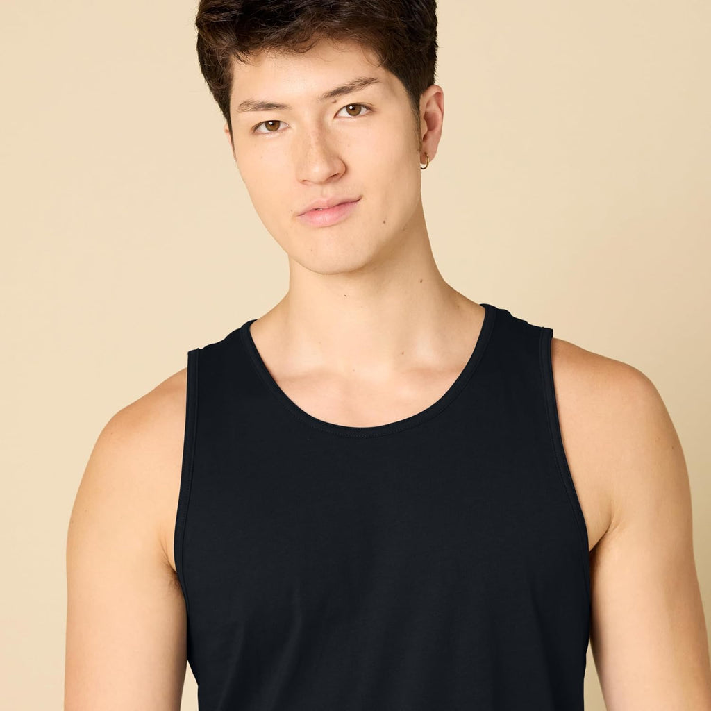 Amazon Essentials Men's Regular-Fit Sleeveless Tank Tops