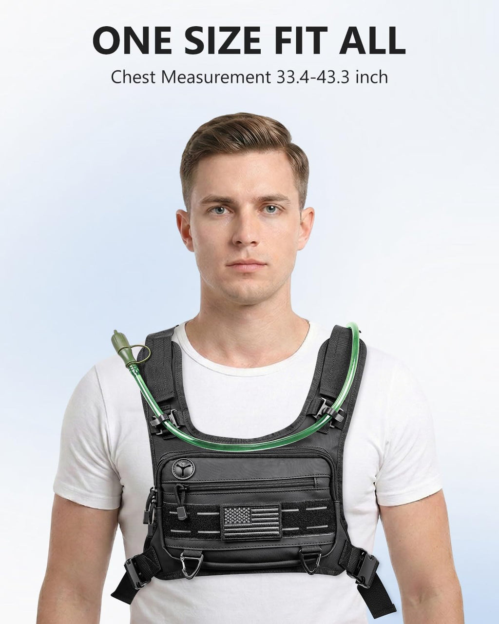 Hydration Backpack with 2L Water Bladder, Water Backpack for Hiking
